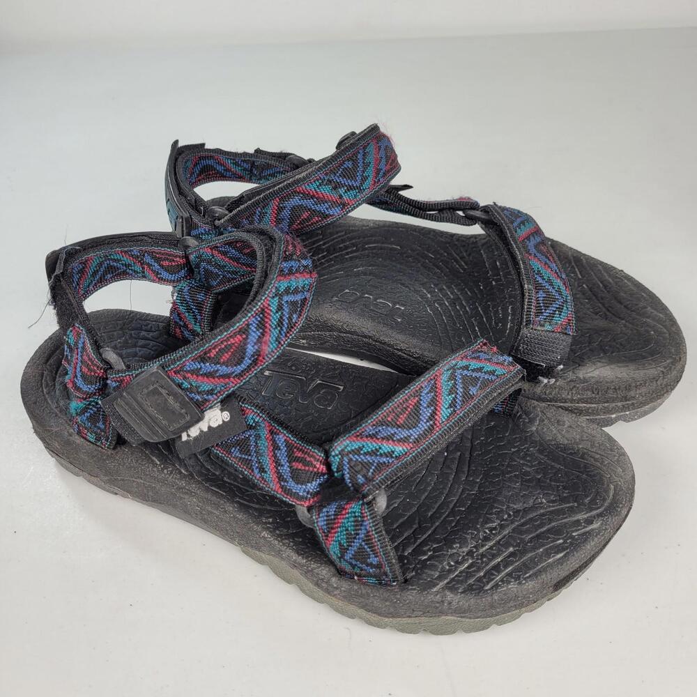 VTG Teva 4 M / 6 W Sandals Terradactyl Walking Hook & Loop Red PYRAMID HIKING